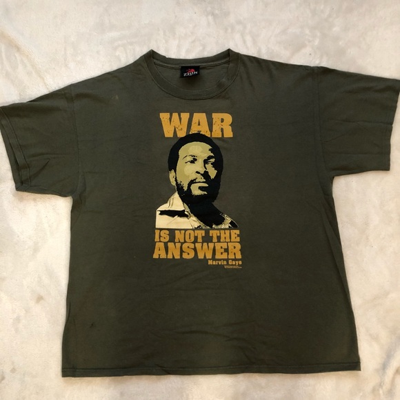 Zion Rootswear Other - Marvin Gaye War Is Not the Answer Tee 1X Zion Rootswear Other - Marvin Gaye War Is Not the Answer Tee 1X